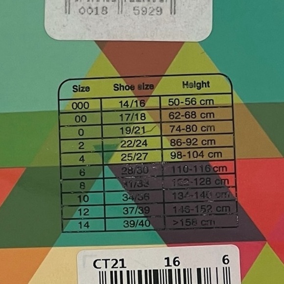 NWT Zubii Gray Tights Size 2 (Shoe Size 22-24) Girl’s - Picture 3 of 3